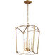 Sean Lavin Thayer 4 Light 16 inch Antique Gild Lantern Chandelier Ceiling Light