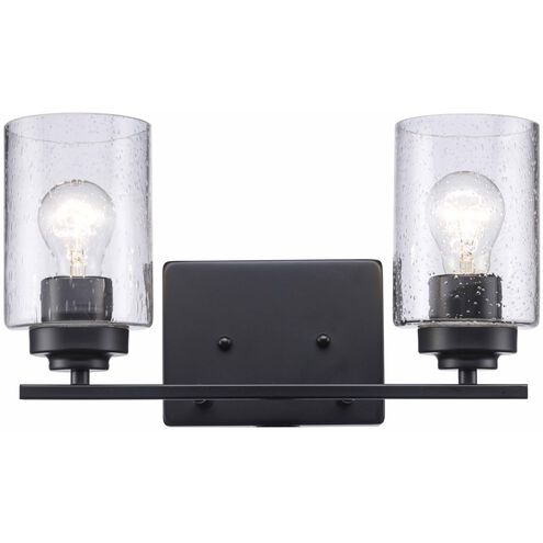 Mod Pod 2 Light 14 inch Black Vanity Light Wall Light