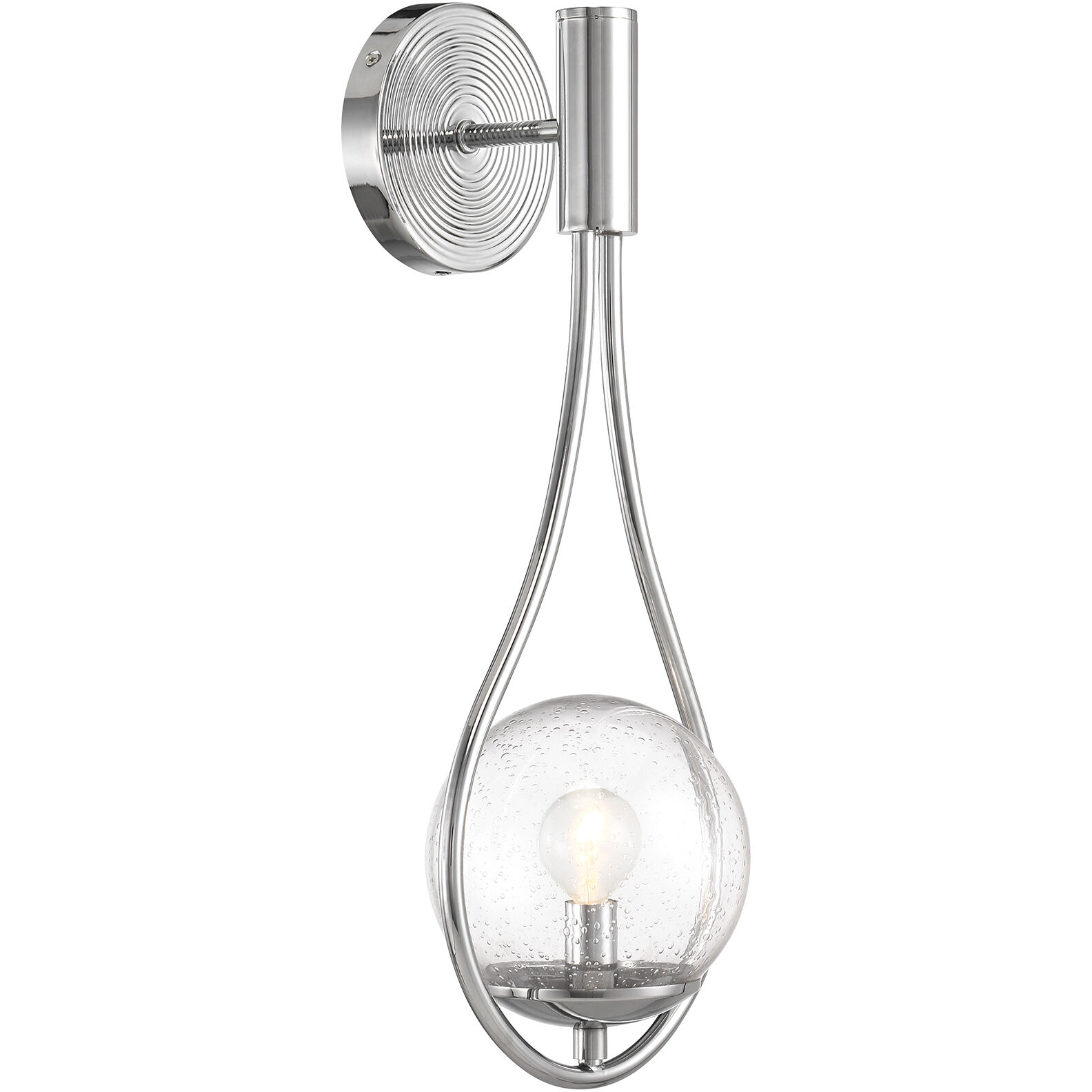 Encino 1 Light 8 inch Polished Chrome Wall Sconce Wall Light