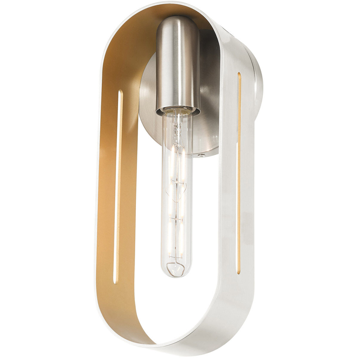 Ravena 1 Light 5 inch Brushed Nickel ADA Single Sconce Wall Light