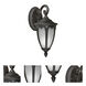 Signature 1 Light 14 inch Black Outdoor Wall Lantern