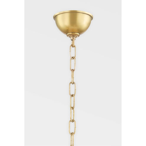 Ripley LED 31.75 inch Aged Brass Chandelier Ceiling Light