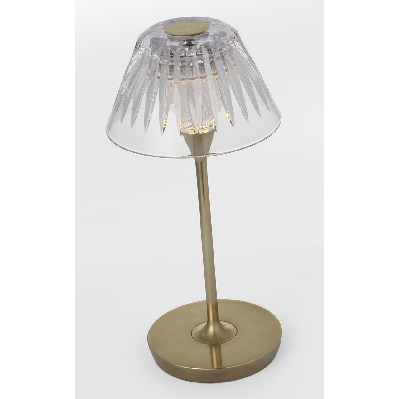 Waterford Blaze 11.5 inch 1.00 watt Natural Brass Rechargeable Table Lamp Portable Light