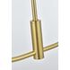 Nyomi 2 Light 36 inch Brass Chandelier Ceiling Light