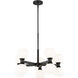 Artemis 10 Light 25 inch Matte Black Chandelier Ceiling Light