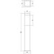 Square Column 12V 8 watt Textured Bronze Bollard