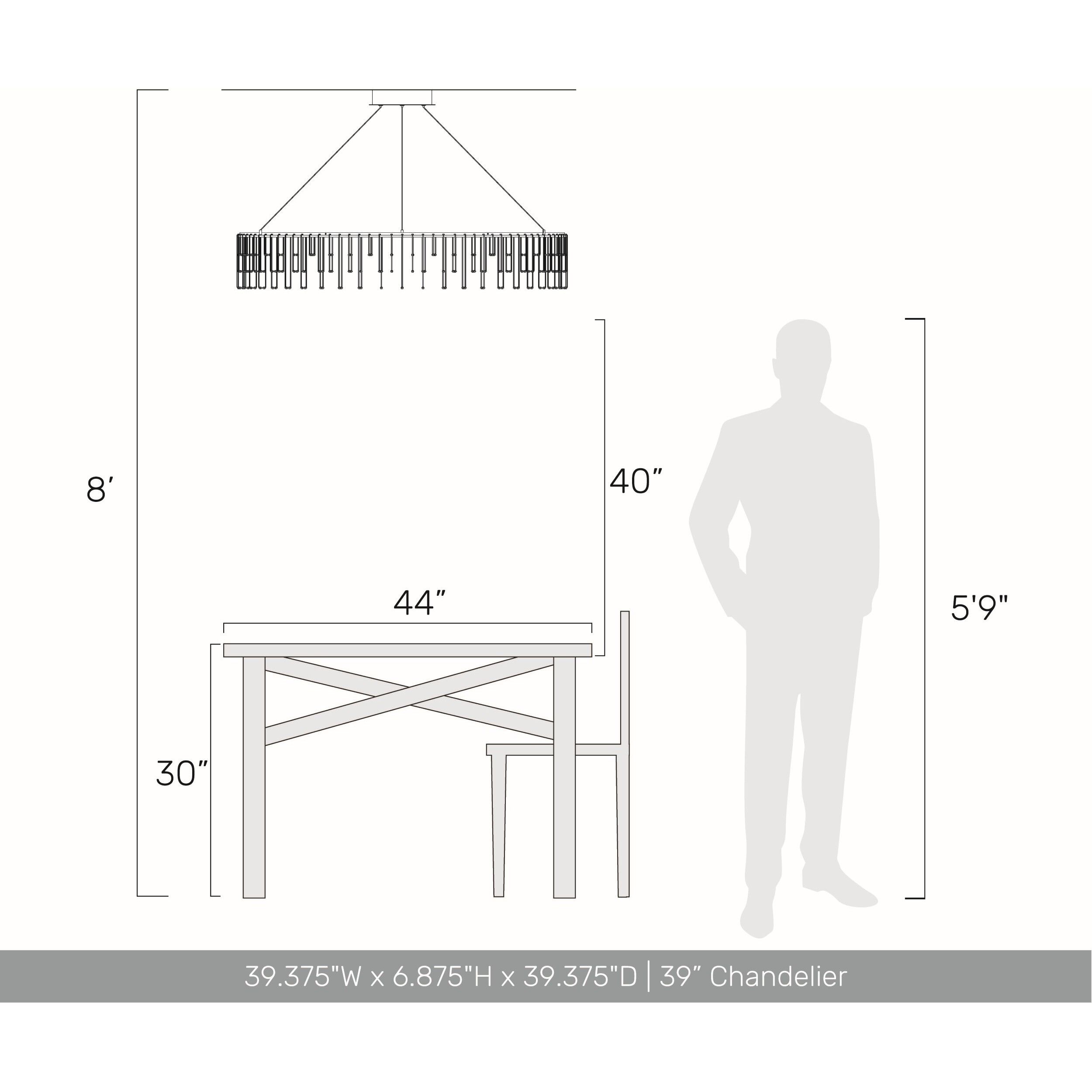Lucerna LED 39.38 inch Stainless Steel Gold Chandelier Ceiling Light