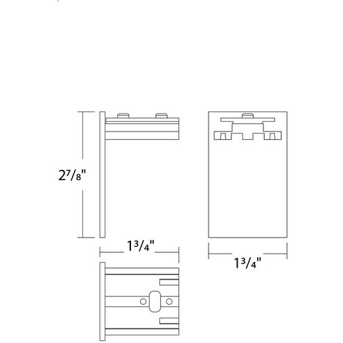 Ventrix White Track Component Ceiling Light