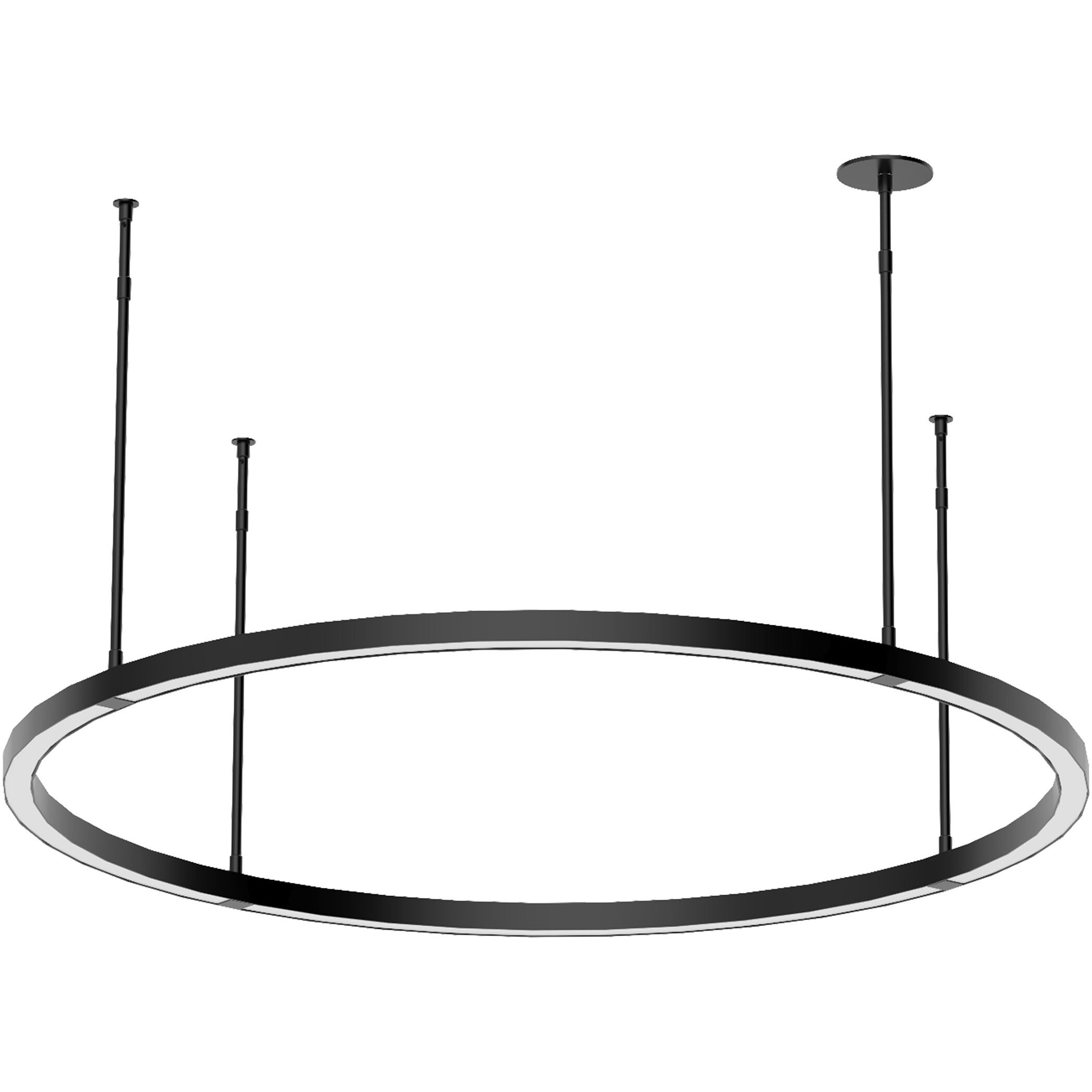 Mick De Giulio Stagger 1 Light 36 inch Nightshade Black Chandelier Ceiling Light