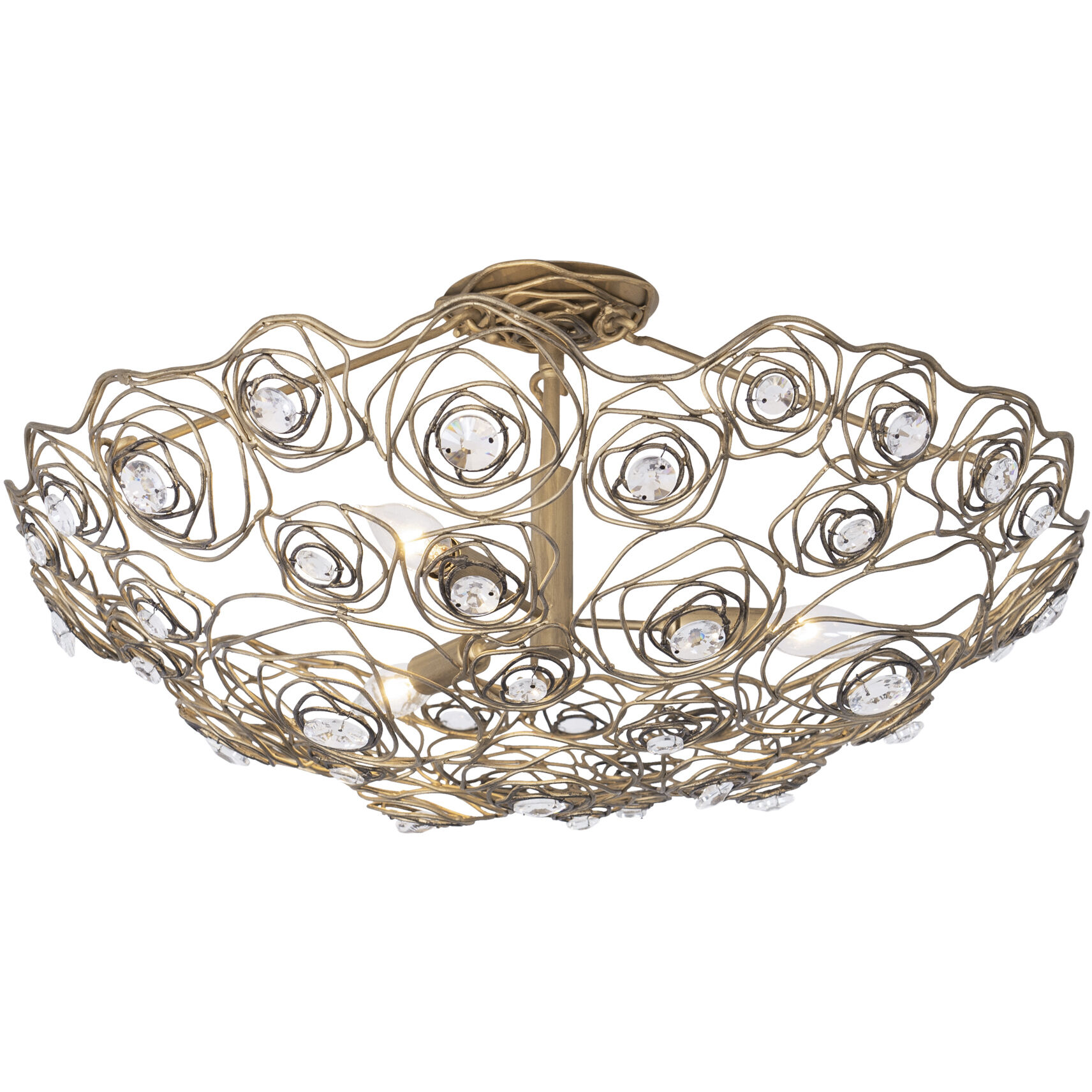Rose gold flush ceiling light online