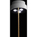 Forever Serenity LED 3.6 inch Polished Chrome Pendant Ceiling Light in Gold Rope, Gold Rope