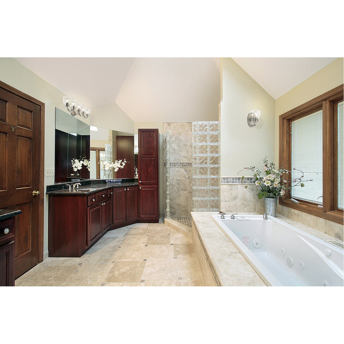 Ashton 5 Light 41 inch Brushed Nickel Vanity Light Wall Light