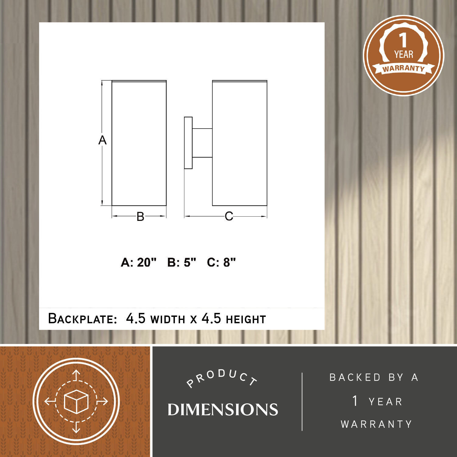 Chiasso 2 Light 20 inch Deep Bronze Outdoor Wall