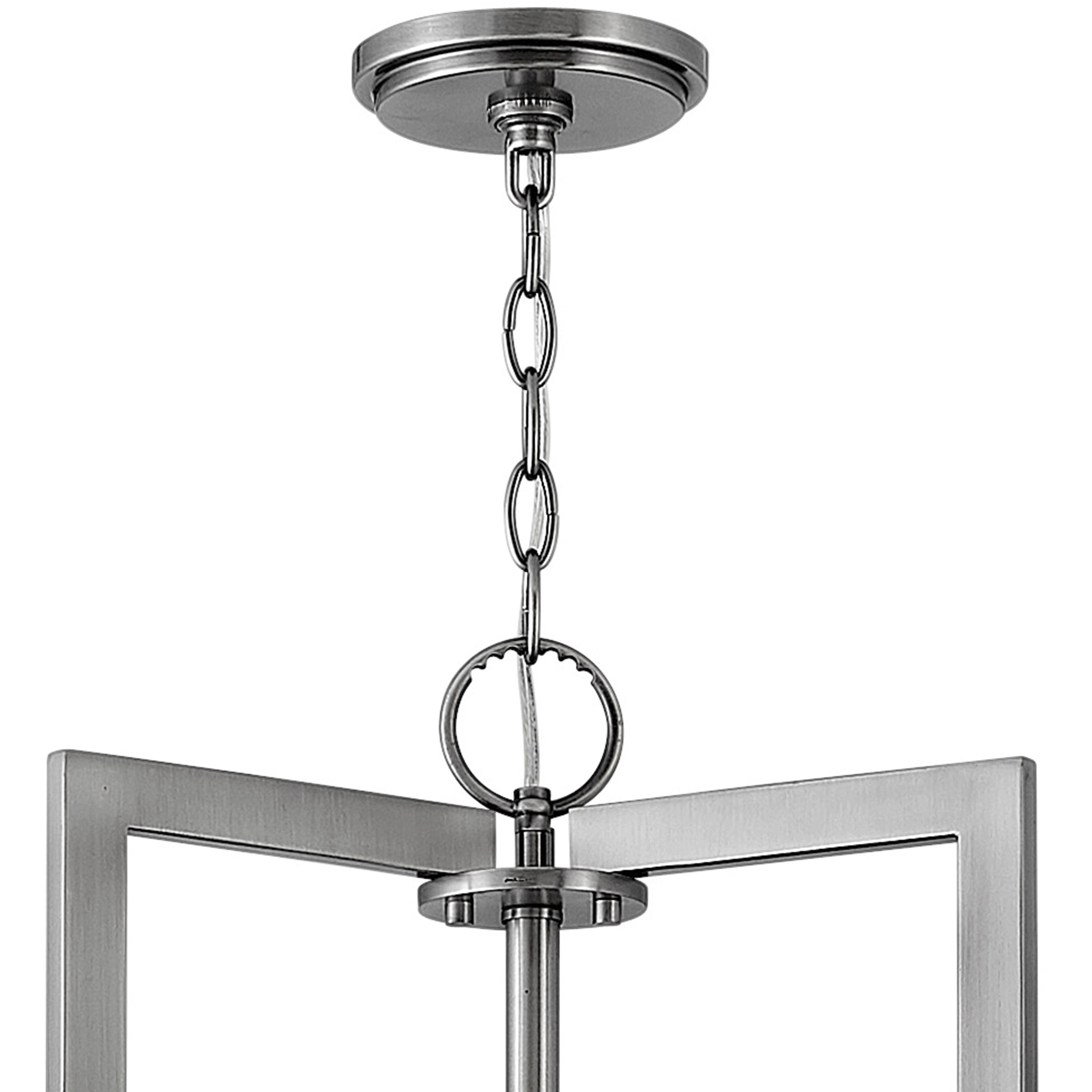 Hampton 9 Light 40 inch Antique Nickel Indoor Chandelier Ceiling Light