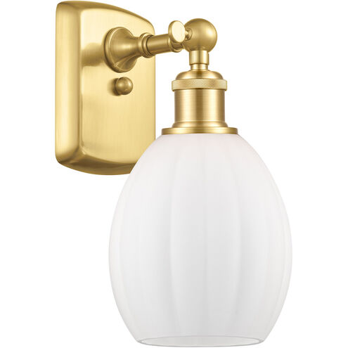 Ballston Eaton 1 Light 6 inch Satin Gold Sconce Wall Light, Ballston