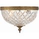 Radley 2 Light 10 inch Olde Brass Flush Ceiling Light