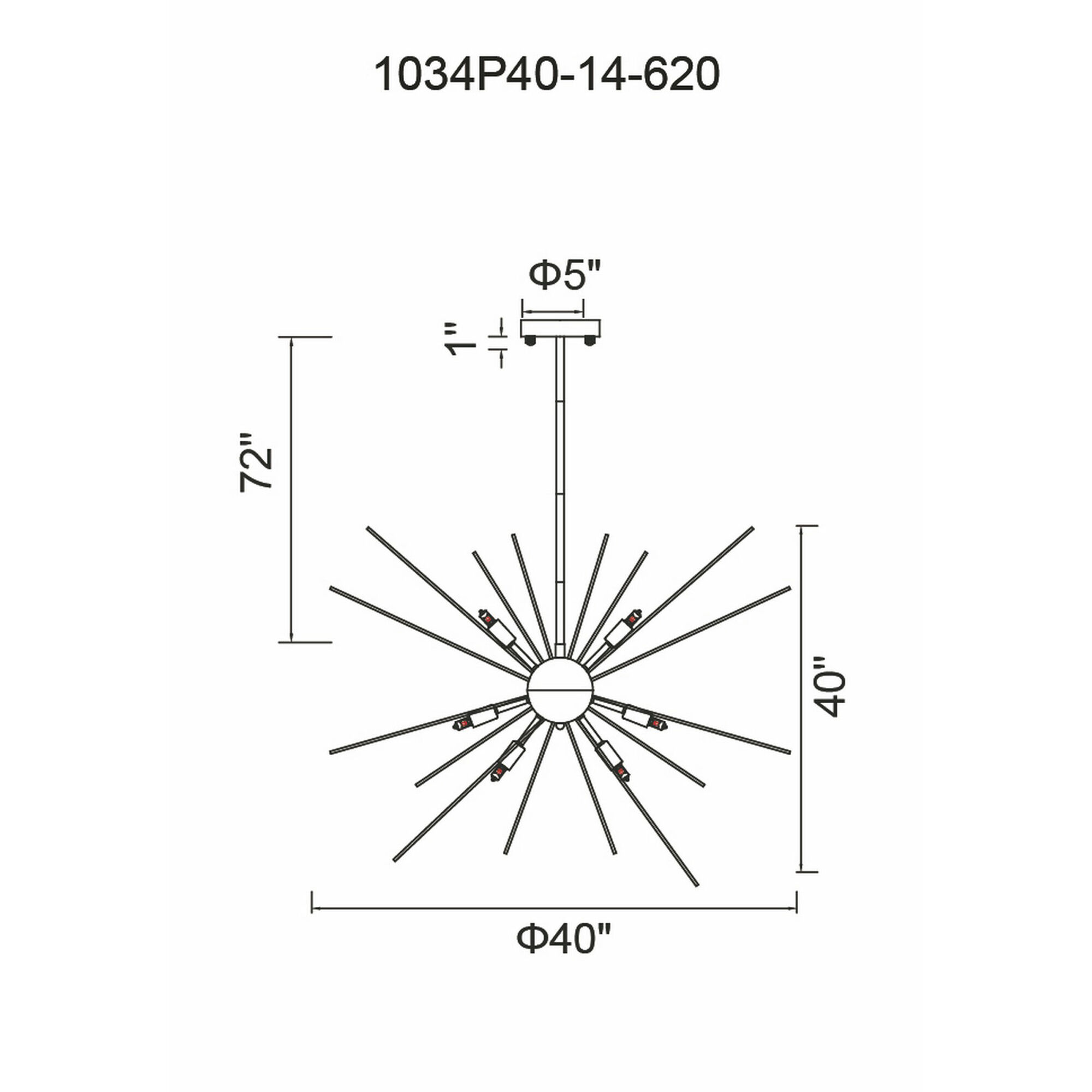 Savannah 14 Light 40 inch Gold Leaf Chandelier Ceiling Light