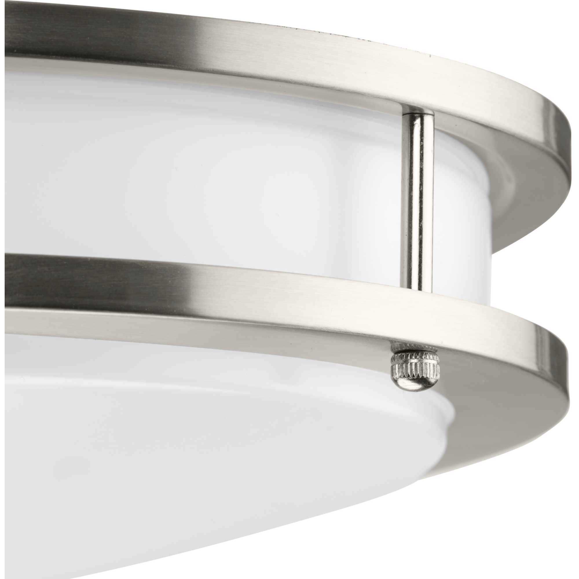 Abide LED LED 18.1 inch Brushed Nickel Flush Mount Ceiling Light, Extra Large, Progress LED