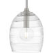 Lucy 1 Light 10 inch Brushed Nickel Mini Pendant Ceiling Light