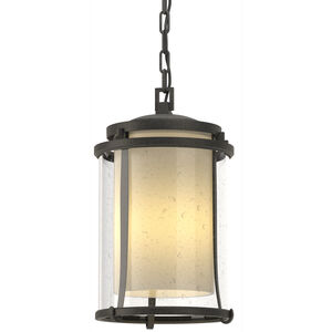 Meridian 1 Light 9.7 inch Coastal Natural Iron Outdoor Ceiling Fixture, Large