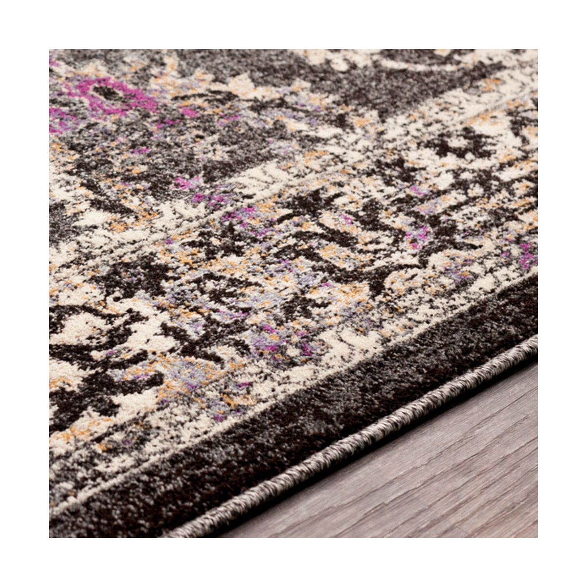 Elise 36 X 24 inch Medium Gray Indoor Area Rug, Rectangle