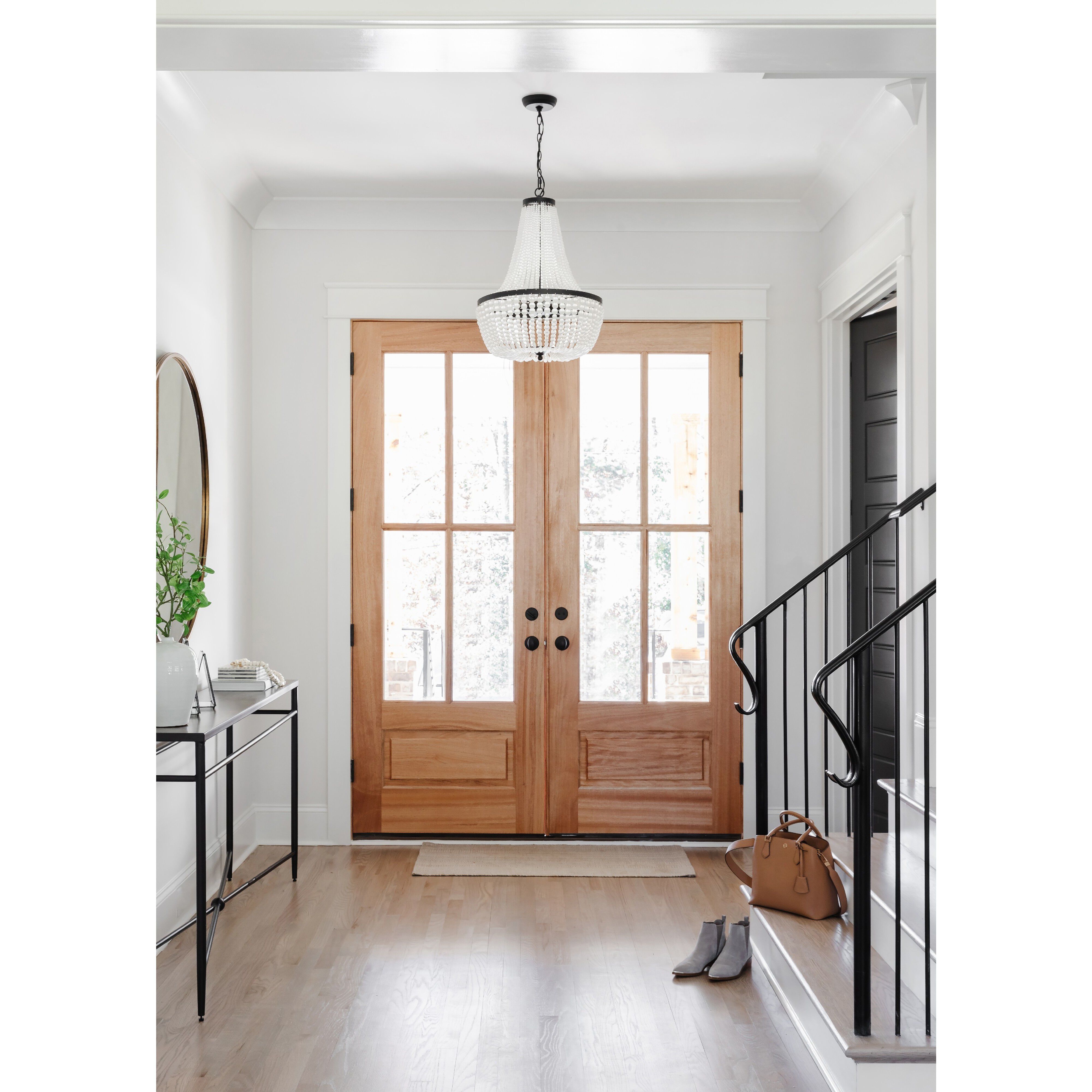 Rylee 6 Light 18.75 inch Matte Black Chandelier Ceiling Light