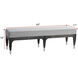 Cameron Gray and Charcoal Black Washed Chair Bench