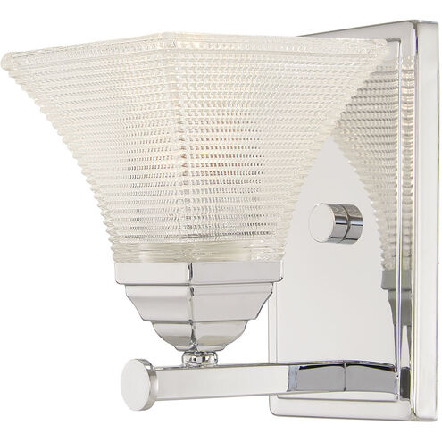 Conspire 1 Light 5.5 inch Chrome Bath Light Wall Light