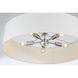 Cape Coral 5 Light 30 inch Polished Nickel Pendant Ceiling Light