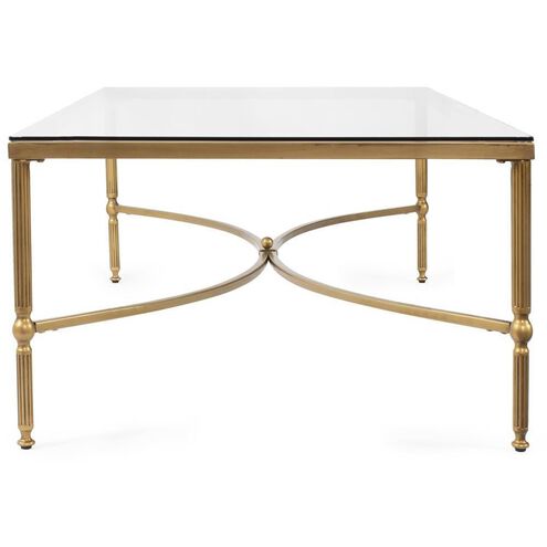 Bonnifait 58 X 18.5 inch Antique Bronze Coffee Table