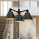 Alora Mood Archer 3 Light 25.13 inch Matte Black Chandelier Ceiling Light