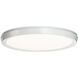 Argo 1 Light 11 inch Brushed Nickel Flush Mount Ceiling Light