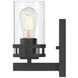 Lunden 1 Light 4.5 inch Matte Black Wall Sconce Wall Light