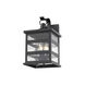 Morris 3 Light 16 inch Matte Black Exterior Wall Mount