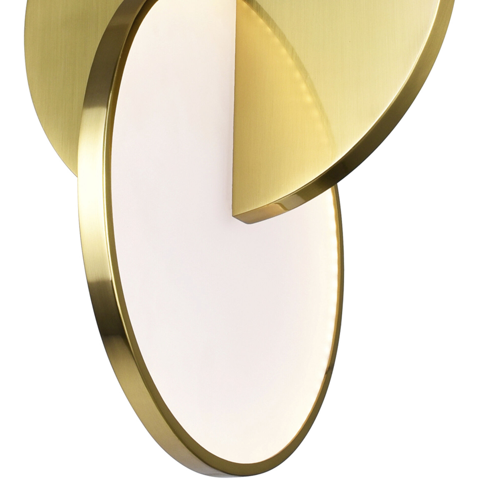 Tranche LED 10 inch Brushed Brass Down Mini Pendant Ceiling Light