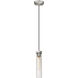 Beau 1 Light 4.75 inch Brushed Nickel Pendant Ceiling Light