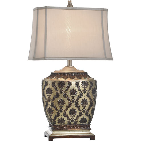 Signature 3 inch 100 watt Antique Platinum and Barbados Table Lamp Portable Light