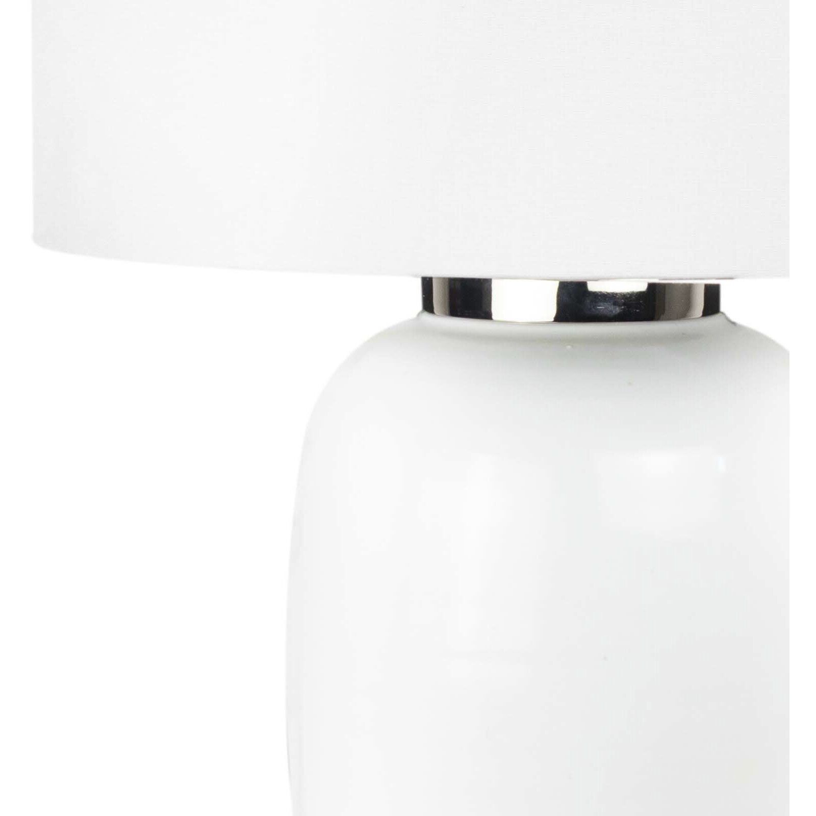 Kyoto 29 inch 150 watt White Table Lamp Portable Light
