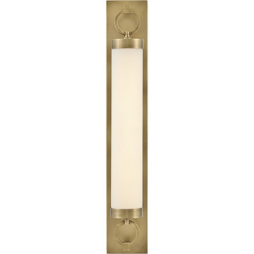 Lisa McDennon Baylor LED 30 inch Heritage Brass Bath Light Wall Light, Linear, Sconce