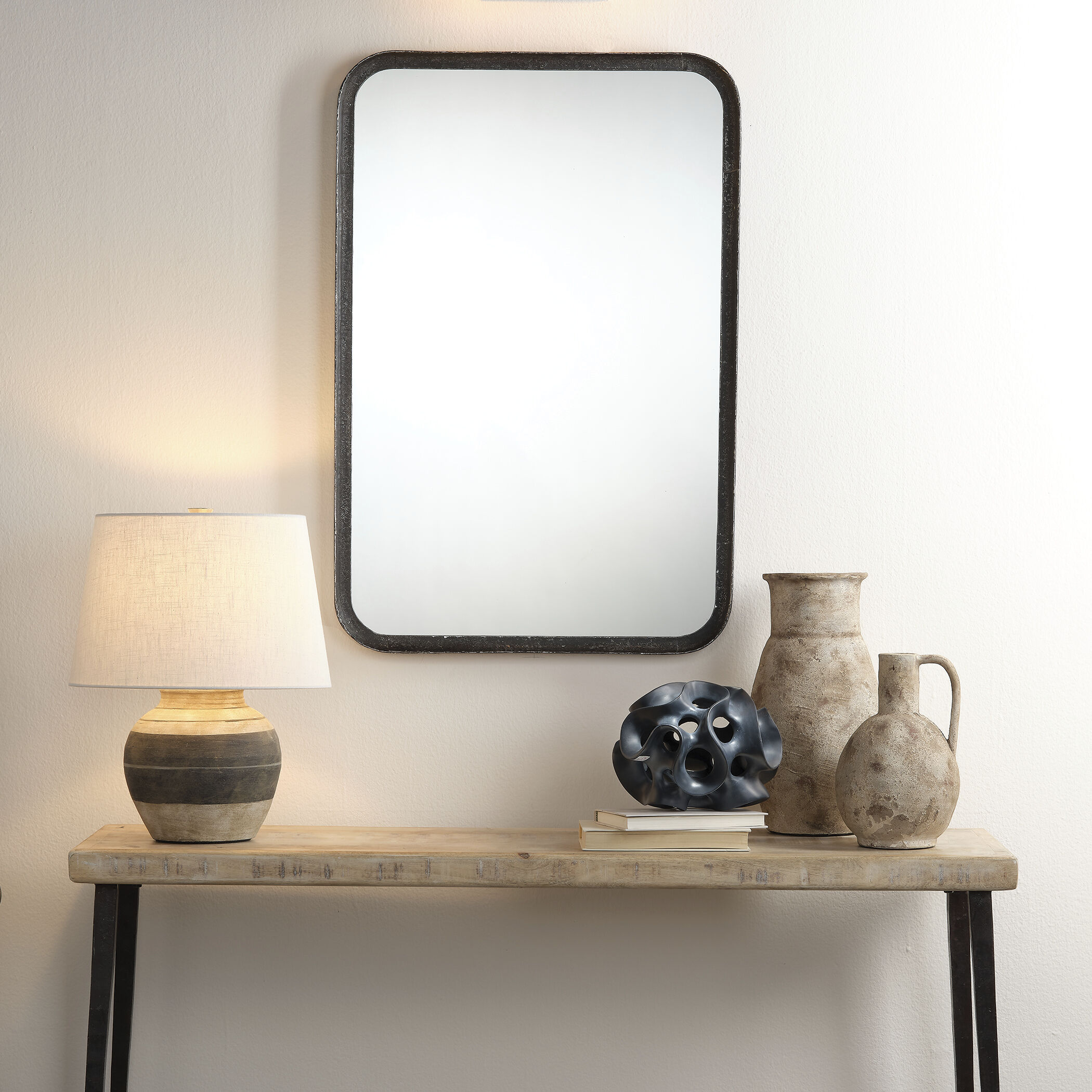 Principle 36 X 24 inch Black Vanity Mirror