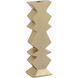 Zig Zag 12 X 2.5 inch Taper Candleholder, Set of 3