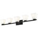 Annalise 5 Light 42 inch Matte Black Vanity Wall Light