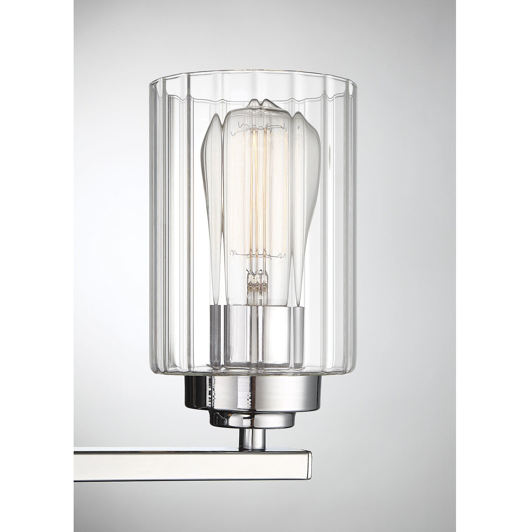 Redmond 3 Light 20 inch Matte Black with Polished Chrome Accents Bathroom Vanity Light Wall Light