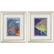 Waterside Collection Blue Framed Art