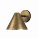Casa 1 Light 8 inch Oxidized Brass Sconce Wall Light