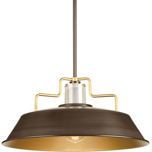 Archives 1 Light 18.13 inch Antique Bronze Pendant Ceiling Light