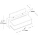 Modern LED 6 inch Matte Black Vanity Light Wall Light
