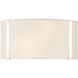 Fulton Sconce Wall Light in Polished Nickel