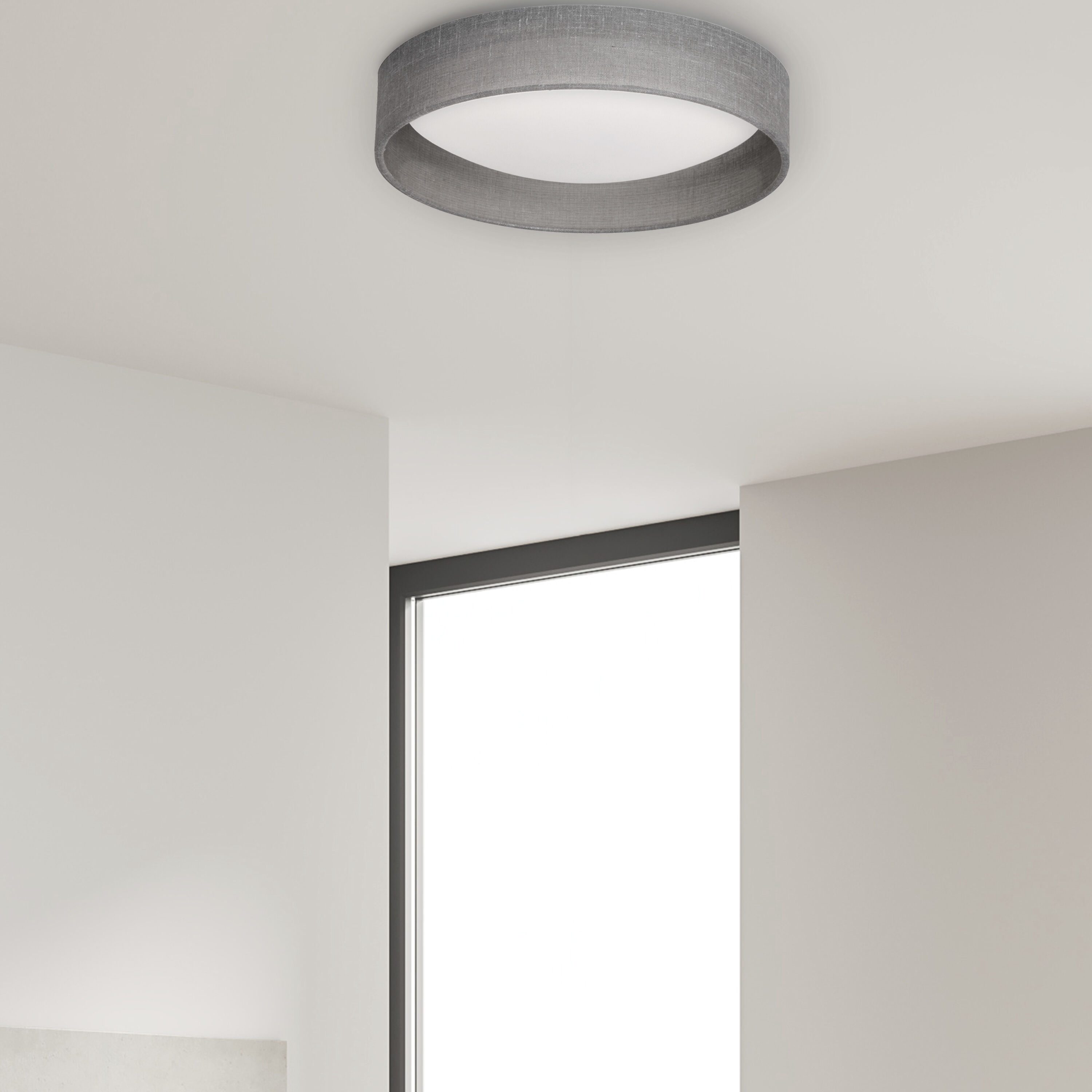 Corinne LED 15 inch Grey Flush Mount Ceiling Light