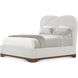 Origins Landmark California King Bed, Wooden, Upholstered